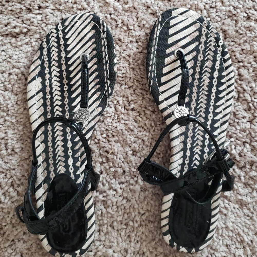 New no box coach black sandals